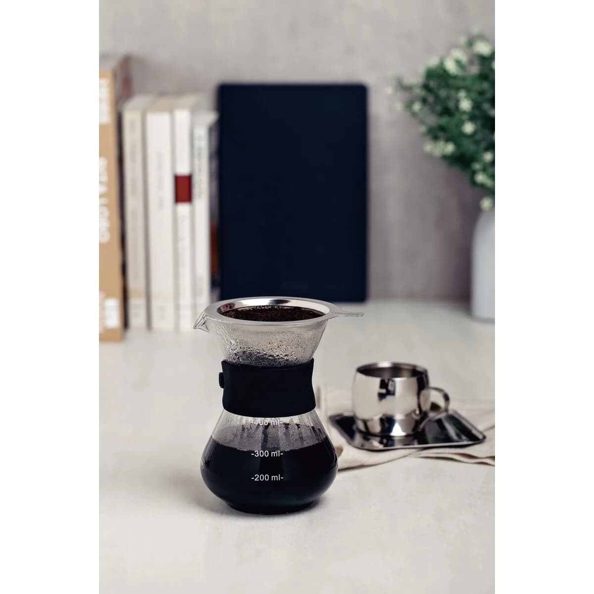 Cafetera Tramontina Con Colador Acero Inoxidable 400 Ml — imagen 8 de 8