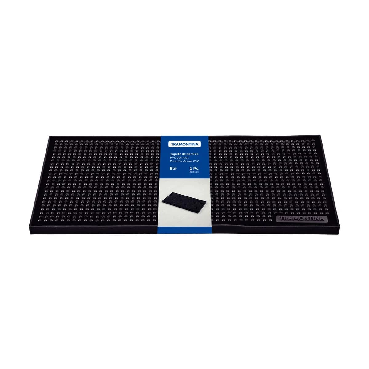 Alfombra De Cocteleria Barman Tramontina Pvc 15 Cm X 30 Cm — imagen 2 de 6