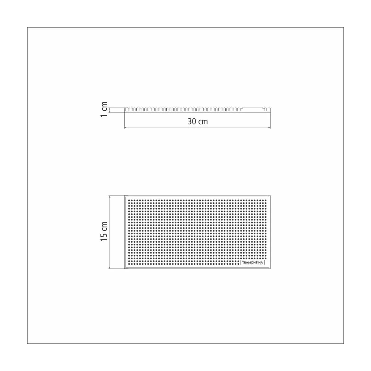 Alfombra De Cocteleria Barman Tramontina Pvc 15 Cm X 30 Cm — imagen 3 de 6