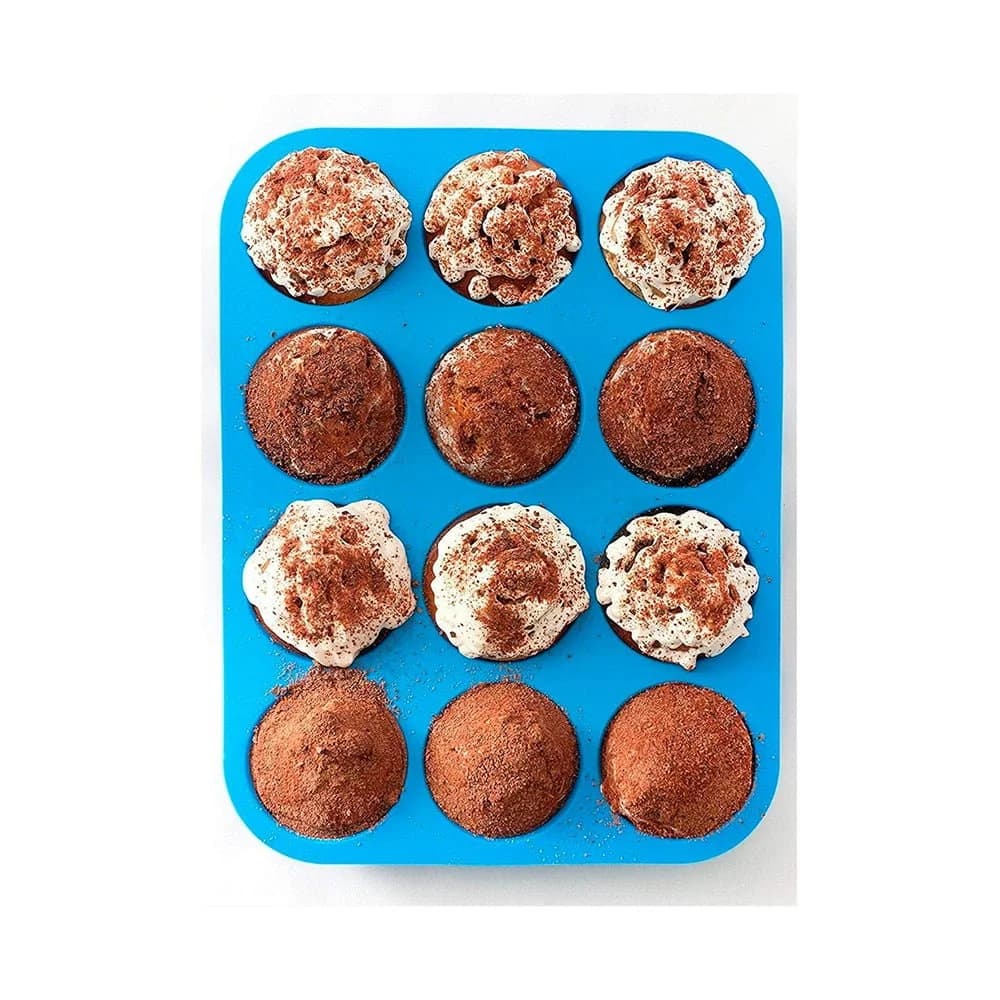 Molde De Silicona 12 Muffins 29 X 22 Cm Grupo Dos — imagen 3 de 3