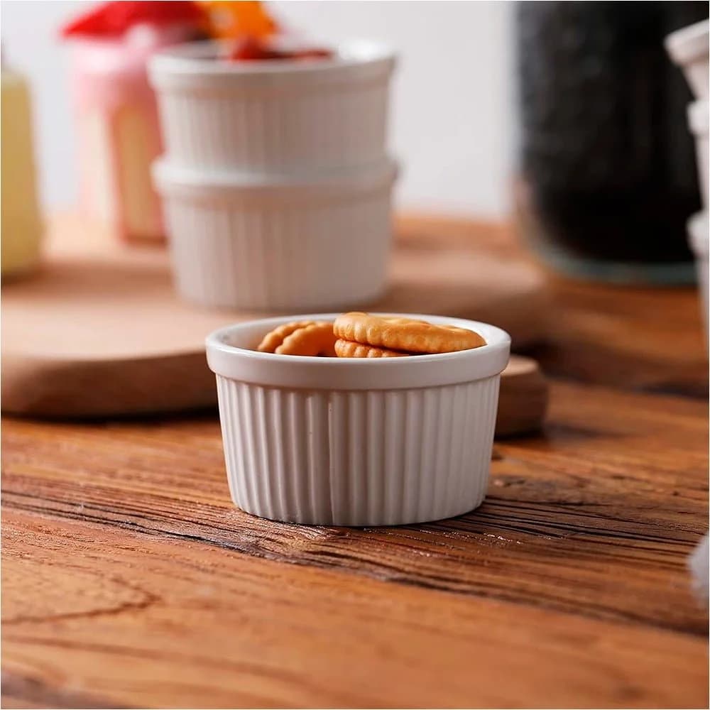 Dip Ceramica Ramekin Copetinero 6 Piezas 6,8 X 3,5 Cm — imagen 2 de 5