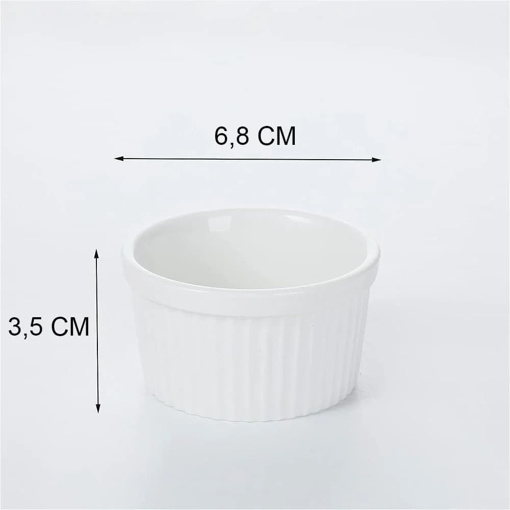 Dip Ceramica Ramekin Copetinero 6 Piezas 6,8 X 3,5 Cm — imagen 3 de 5