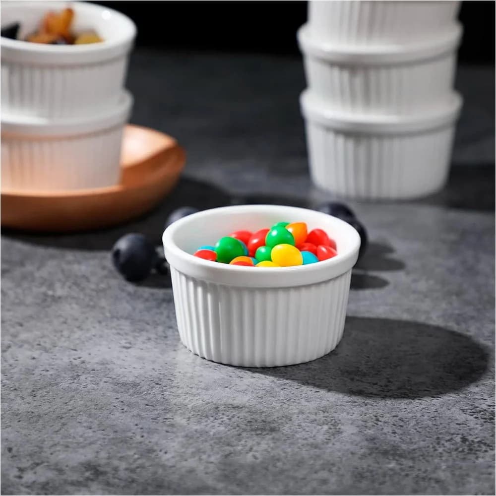 Dip Ceramica Ramekin Copetinero 6 Piezas 6,8 X 3,5 Cm — imagen 4 de 5