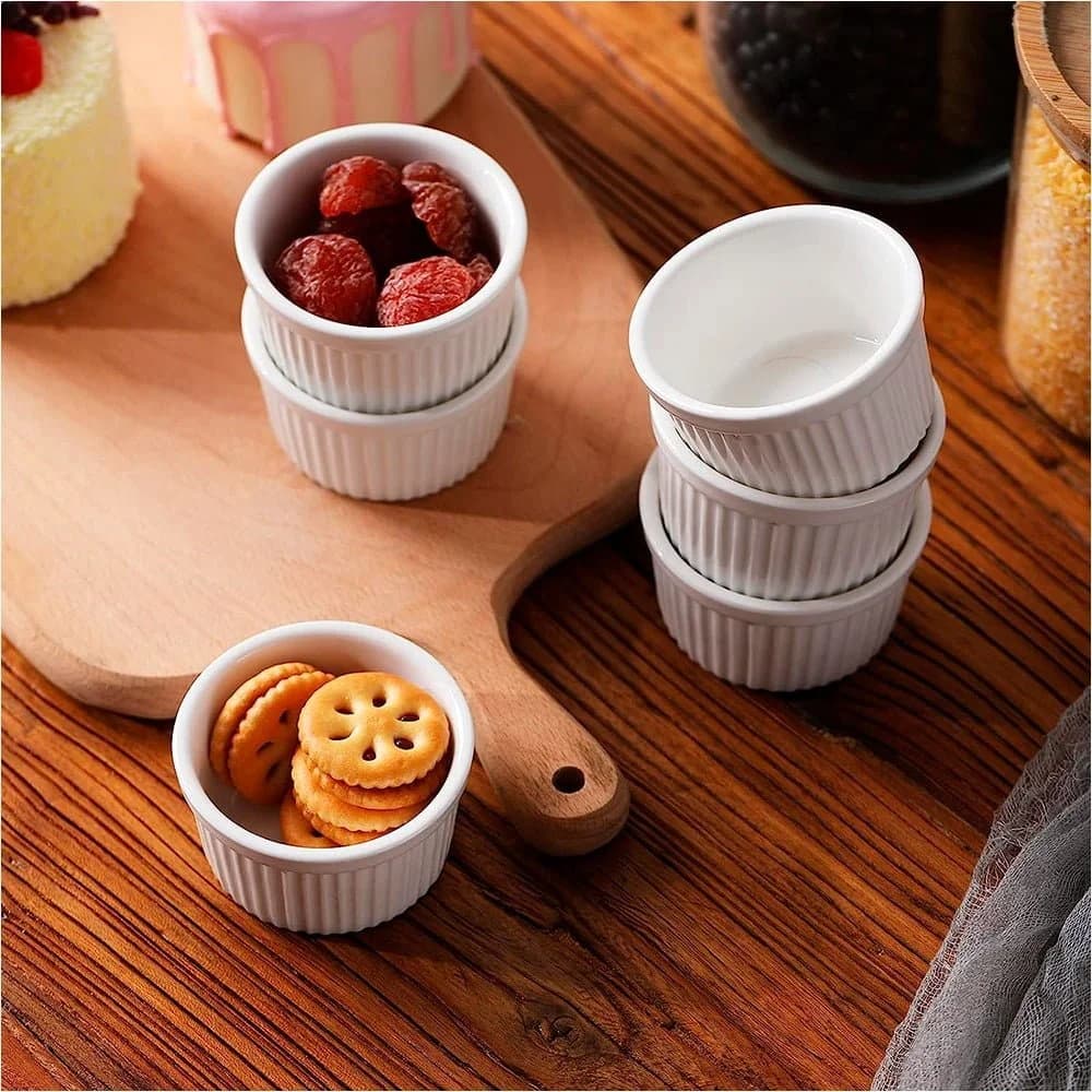 Dip Ceramica Ramekin Copetinero 6 Piezas 6,8 X 3,5 Cm — imagen 5 de 5