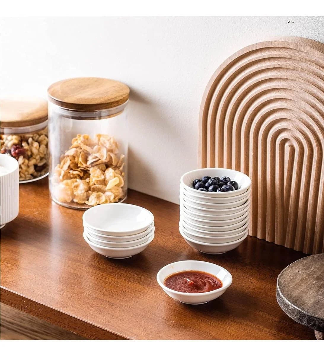 Dip Ceramica Ramekin Copetinero 6 Piezas Redondo 7 X 2 Cm — imagen 2 de 6