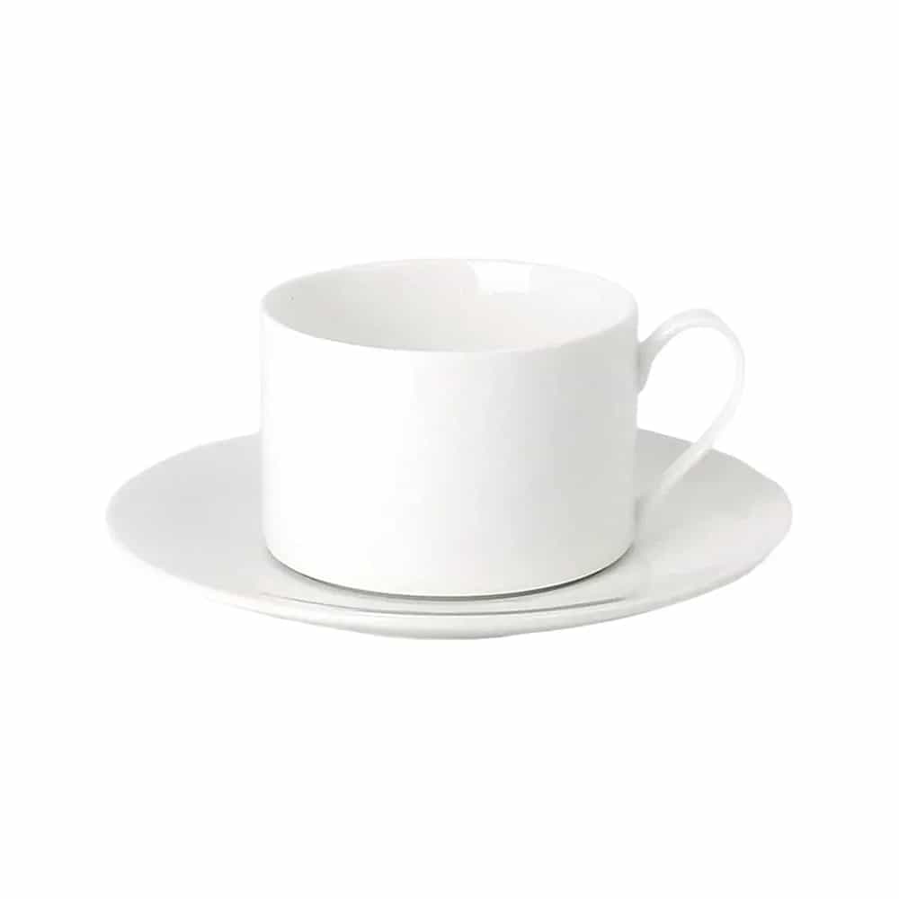 Taza Ceramica Con Plato Platillo Cafe Te Mug 260 Ml