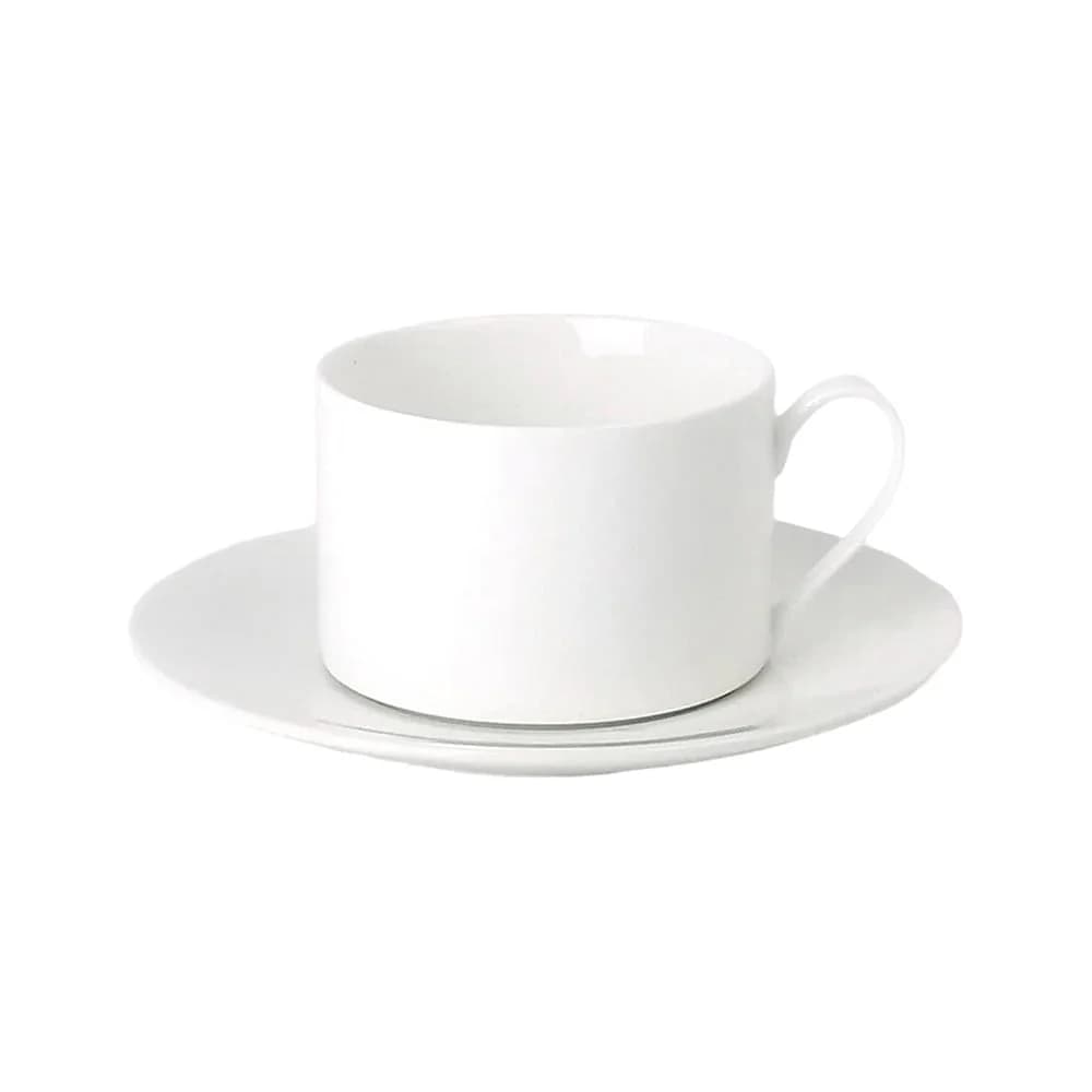 Taza Ceramica Con Plato Platillo Cafe Te Mug 260 Ml — imagen 1 de 3