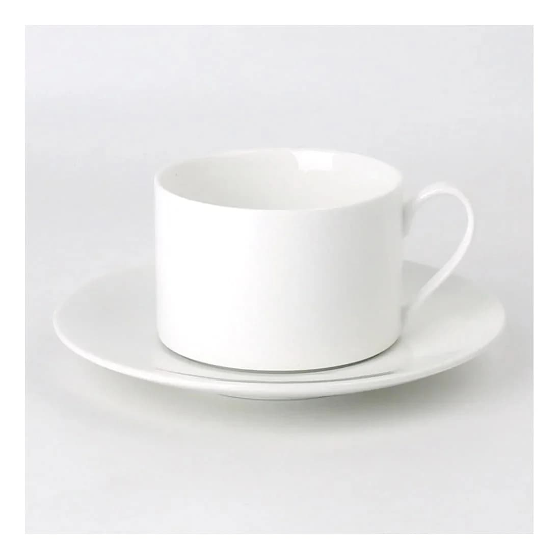 Taza Ceramica Con Plato Platillo Cafe Te Mug 260 Ml — imagen 3 de 3