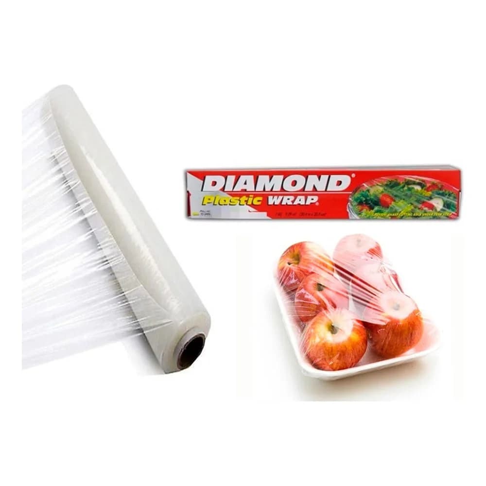 Papel Film De Cocina Alimentos Pvc Nylon 20 M X 30 Cm — imagen 1 de 3