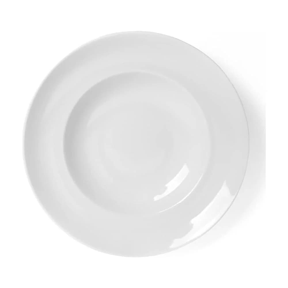 Plato Hondo De Cerámica Blanco Loza 23,5 Cm X 6 Uni — imagen 2 de 2