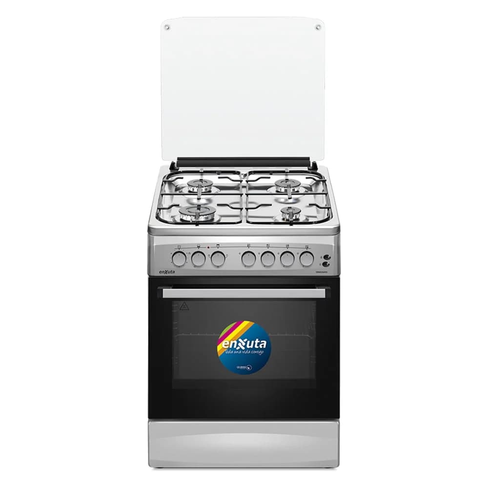 Cocina A Gas Enxuta Cenx5642i Inox Con Grill 4 Hornallas — imagen 1 de 1