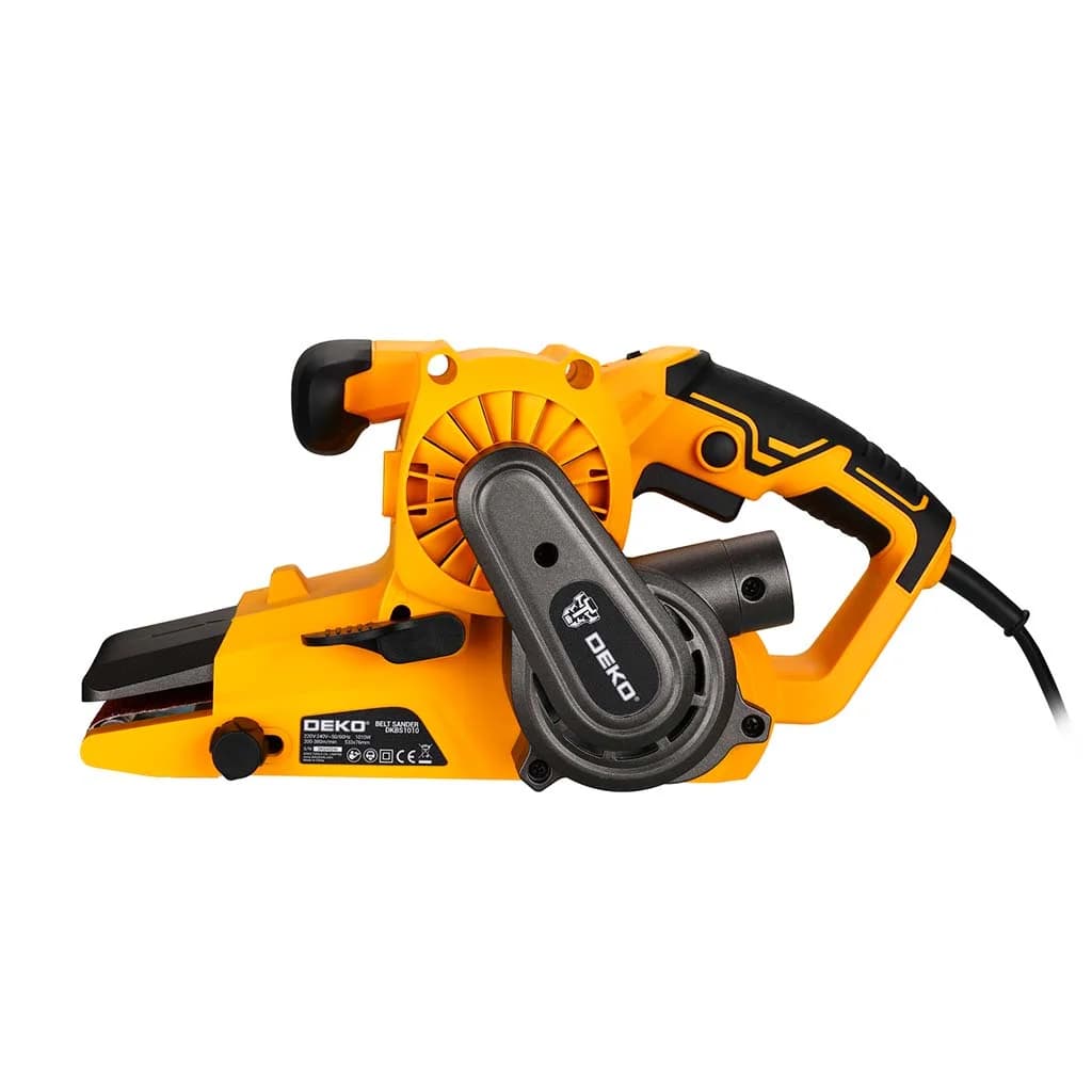 Lijadora De Banda Deko Dkbs1010 1010w Lija 76x533mm Amarillo — imagen 2 de 4