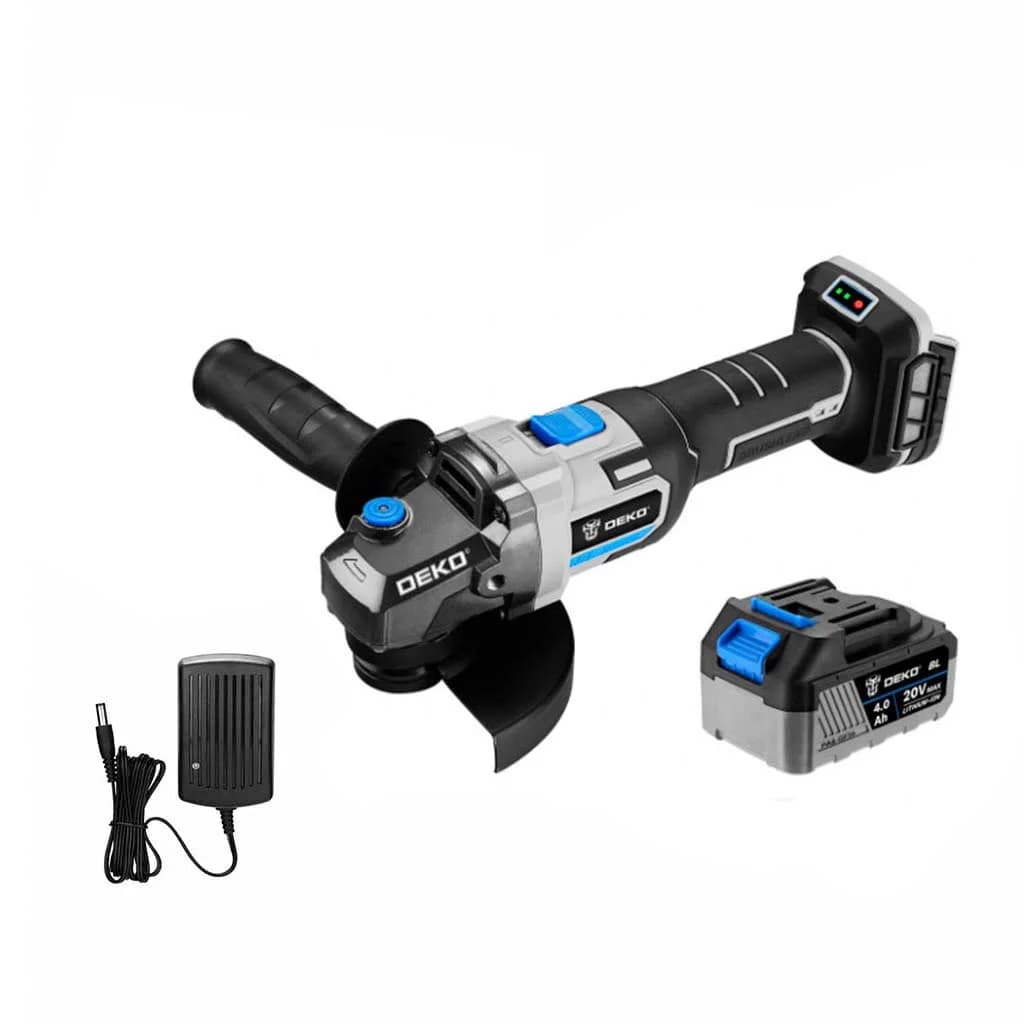 Amoladora Angular 5'' 20v C/bat. 4.0ah Y Carg Deko Brushless — imagen 1 de 4