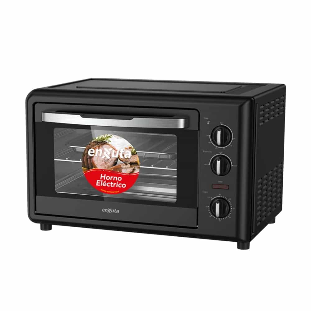 Horno Electrico Enxuta 32lts 1500w 3 Funciones Color Negro