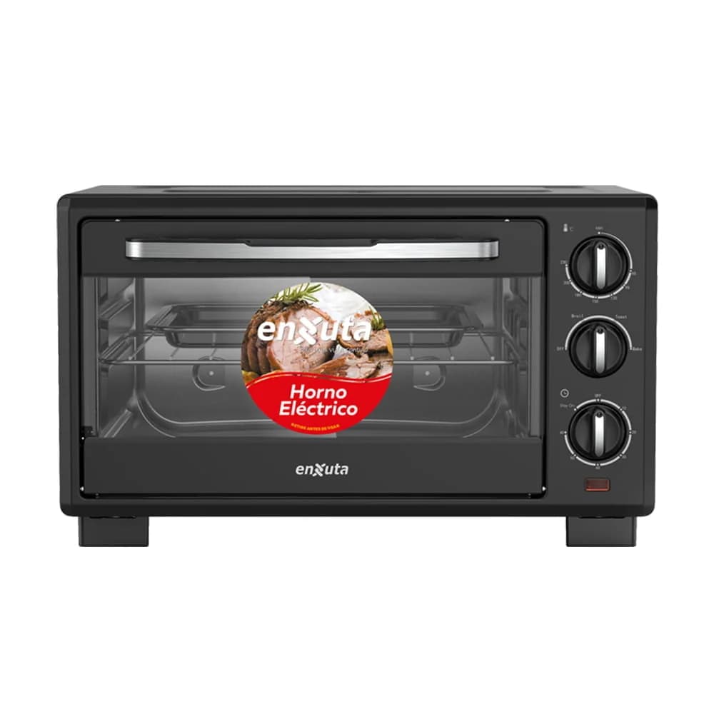 Horno Electrico De Mesa Enxuta Henx022n 22 Lts 1500w Negro — imagen 3 de 3
