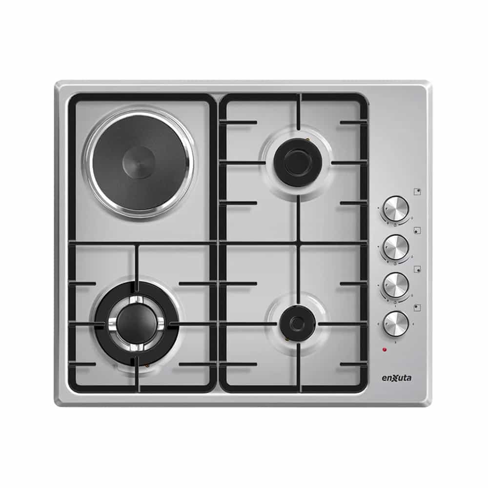 Anafe De Empotrar Enxuta 60 Cm 3 Hornallas 1 Disco 1000w