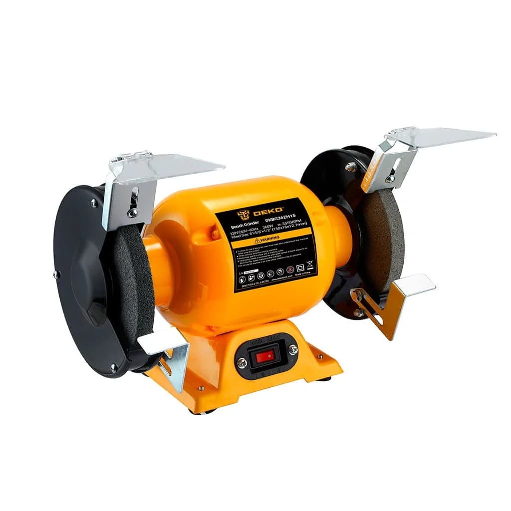 Amoladora De Banco 6 150mm Deko Dkbg36zh15-d 360w Amarillo — imagen 1 de 3