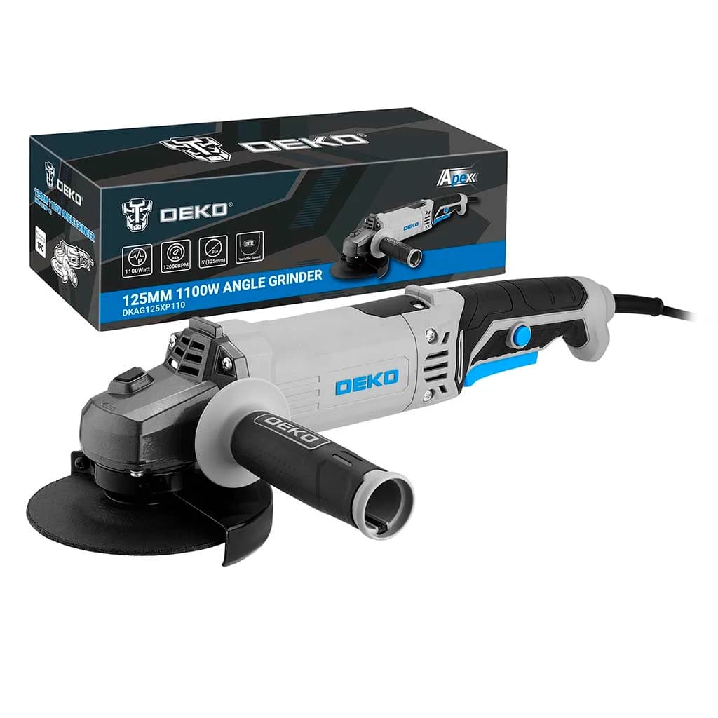 Amoladora Angular 5 125mm Deko Dkag125g110s 1100w Gris — imagen 5 de 5