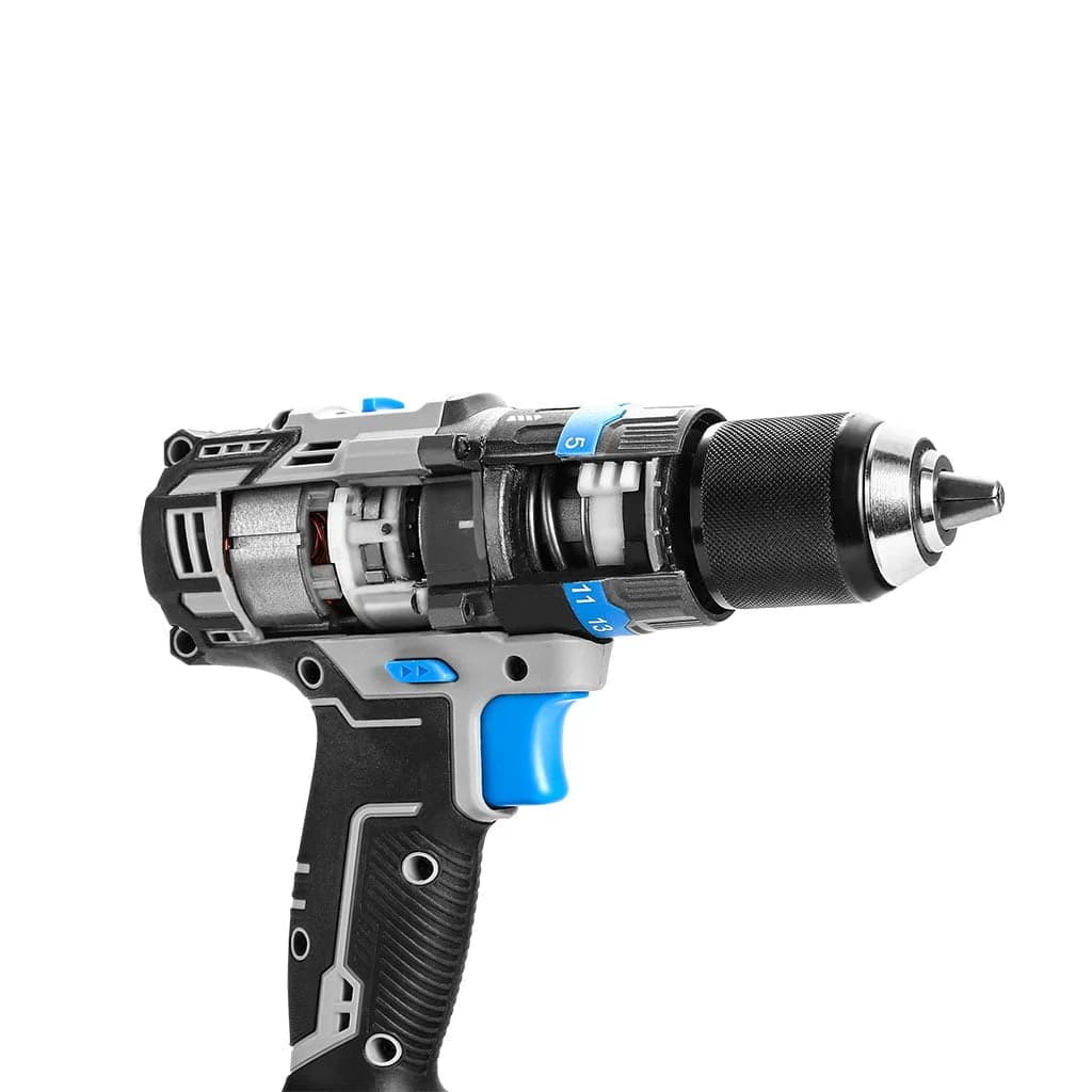 Taladro Percutor A Bateria Deko Dkbl20id02-s1 13mm Brushless — imagen 4 de 5