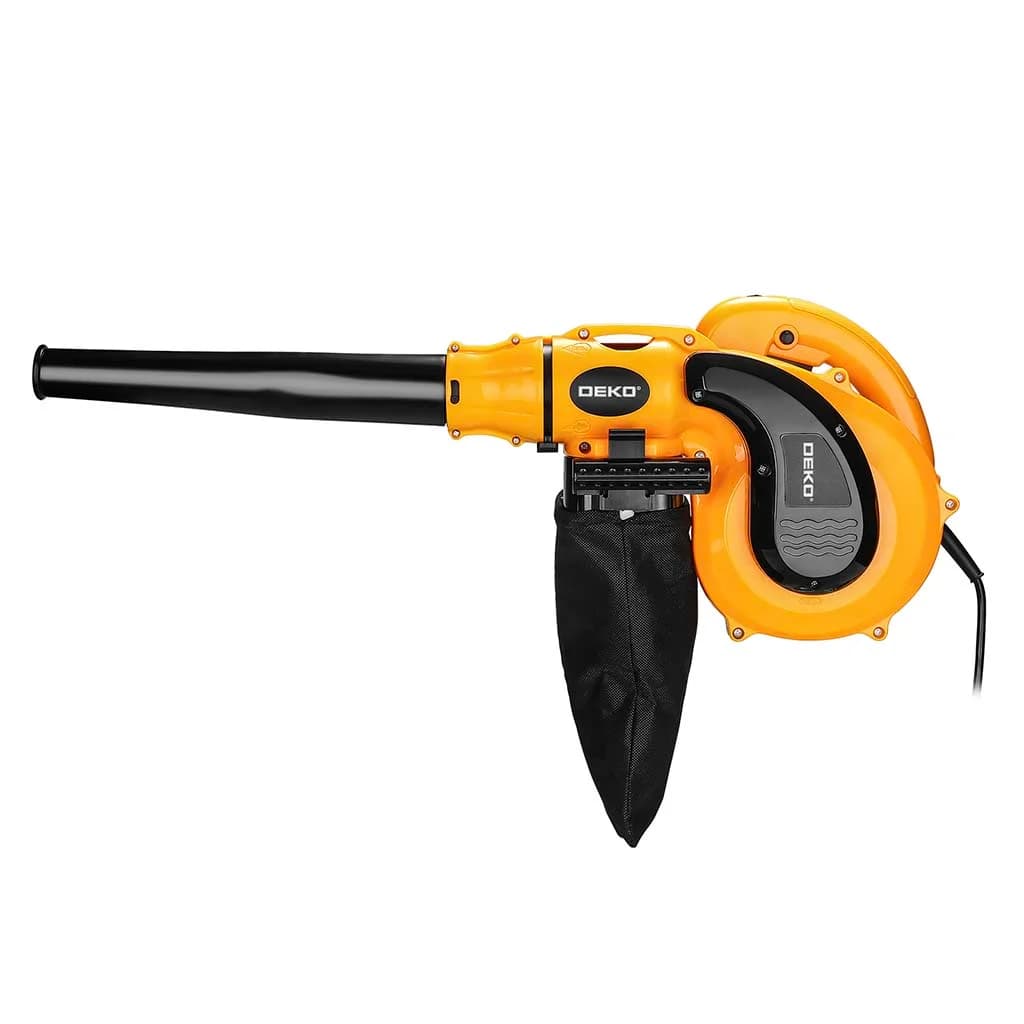 Soplador Y Aspirador Electrico 800w Deko Dkeb80w1 Amarillo — imagen 2 de 3