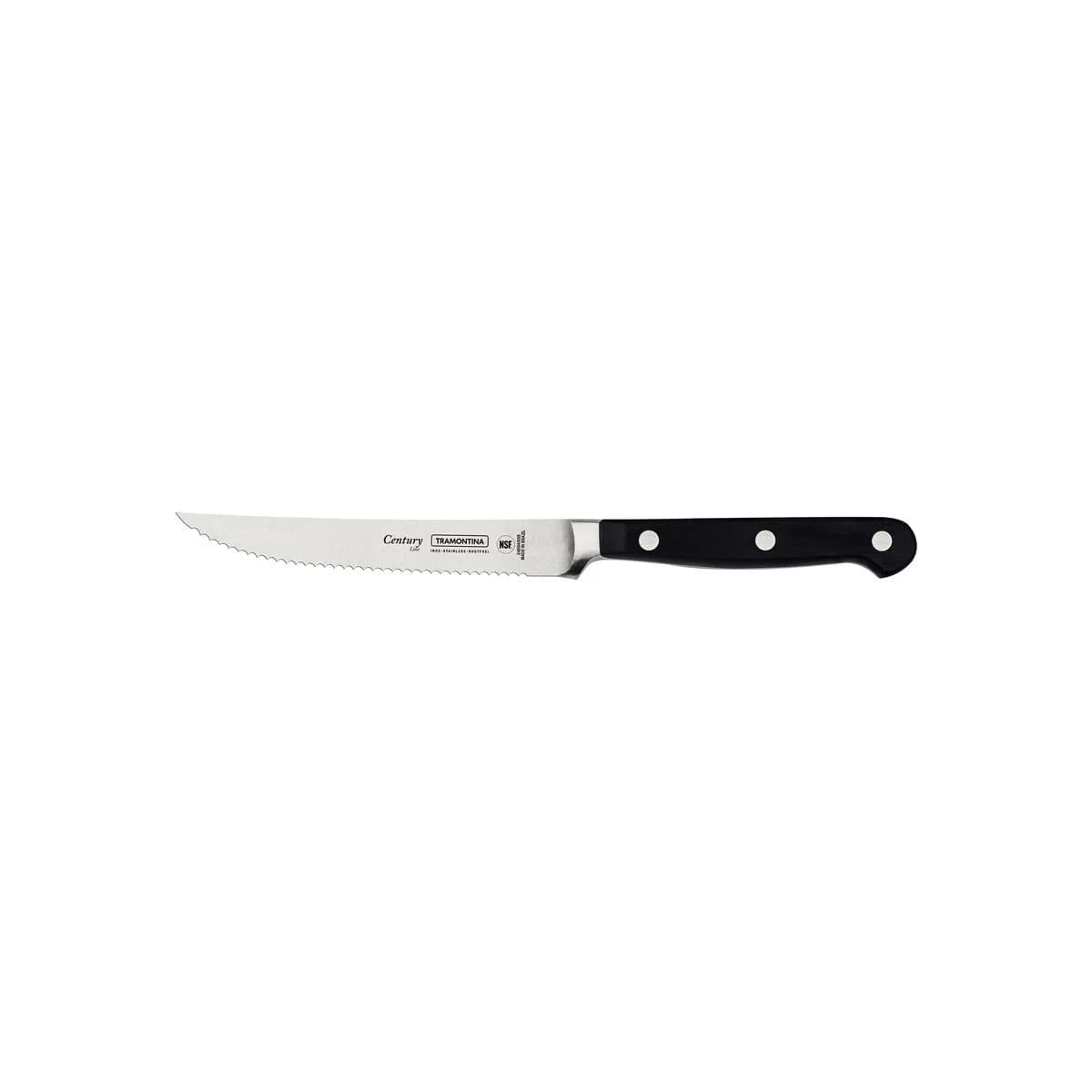 Cuchillo para asado y frutas Tramontina Century de acero inoxidable forjado 5 pulgadas