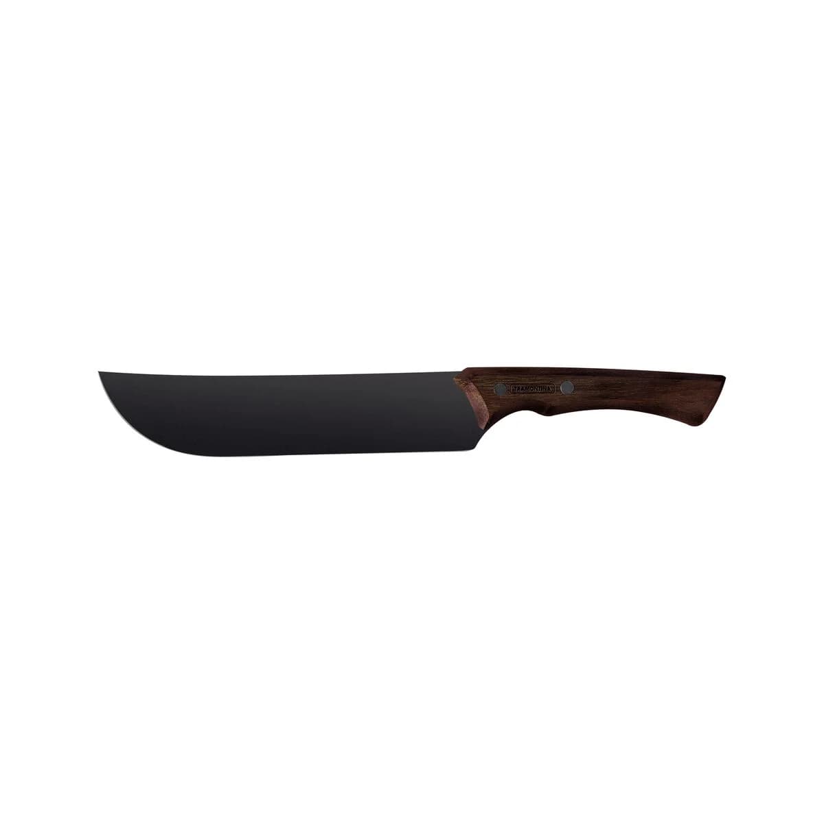 Cuchillo para carne Tramontina Churrasco Black de acero inoxidable oscurecido 8 pulgadas