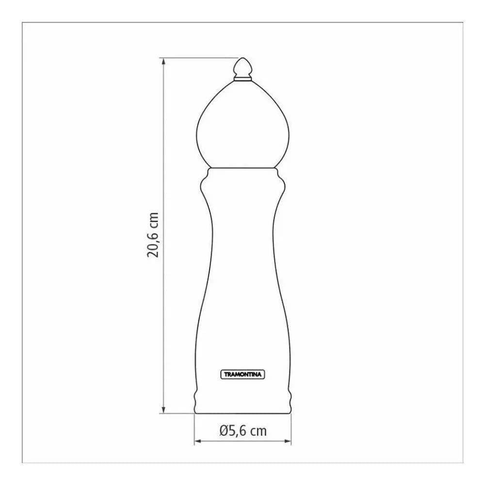 Molinillo Tramontina Churrasco Black Sal Pimienta 8 20 Cm — imagen 2 de 2