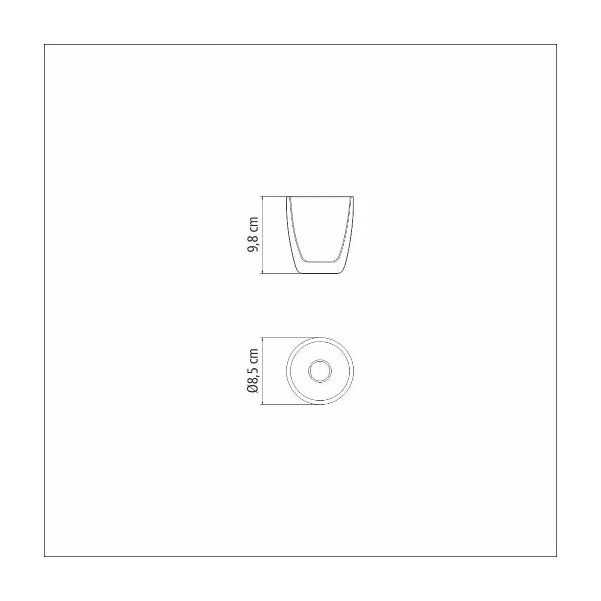 Vaso Doble Vidrio Tramontina Termico 270 Ml Cafe X2 Unid. — imagen 3 de 8