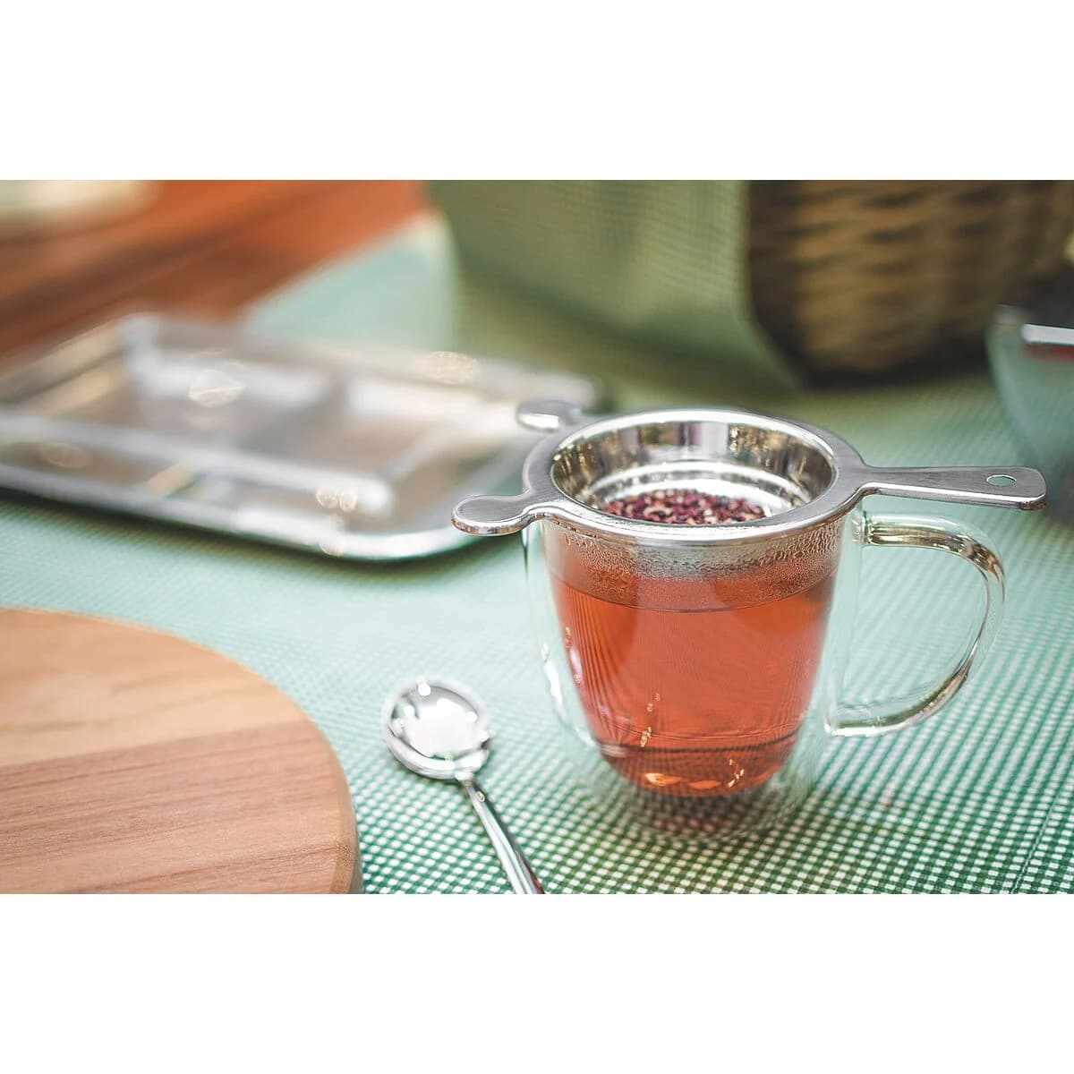 Taza Doble Vidrio Tramontina Termico 270 Ml Cafe X2 Unid. — imagen 6 de 6