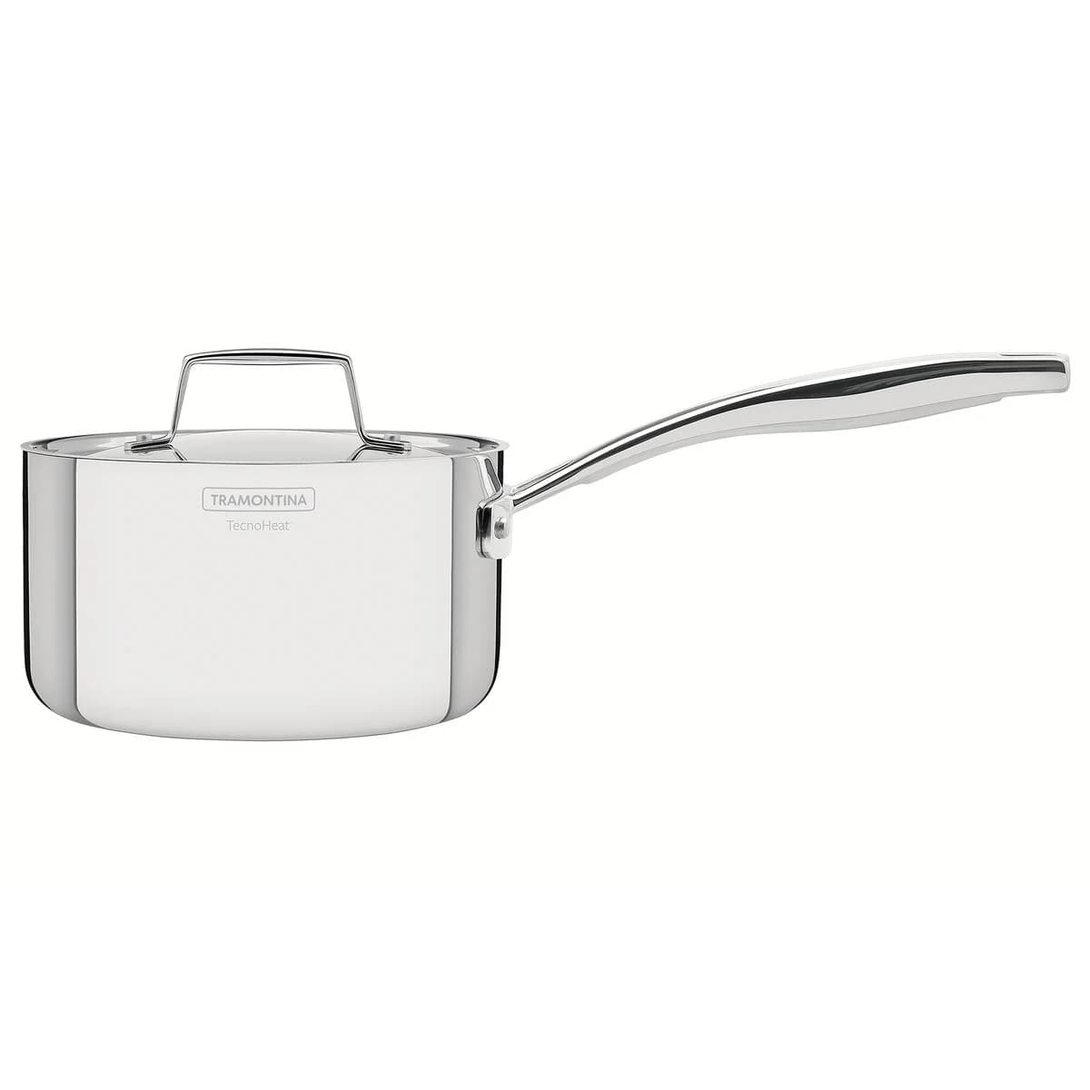 Olla Tramontina Triple Fondo Acero Inox 16 Cm 1,7 Lts Grano