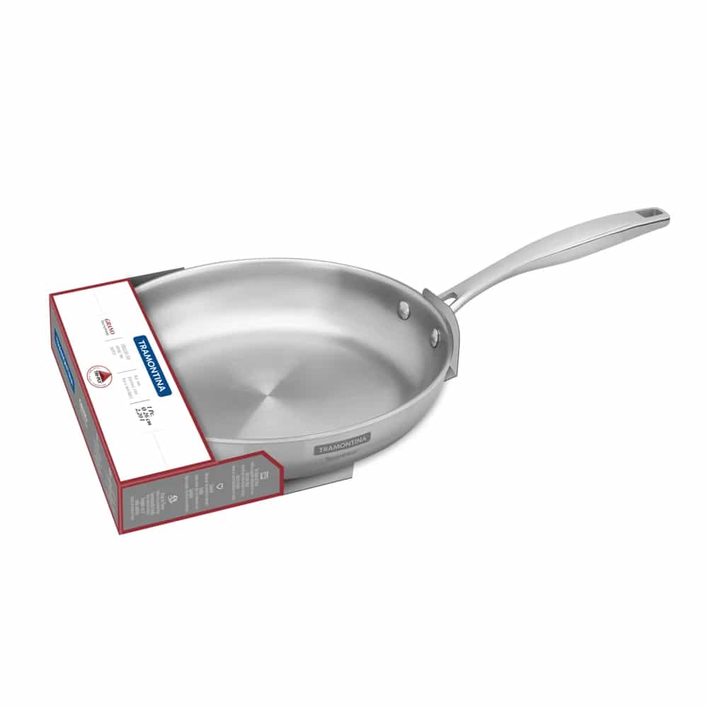 Sarten Tramontina Acero Inoxidable Induccion 26 Cm Grano