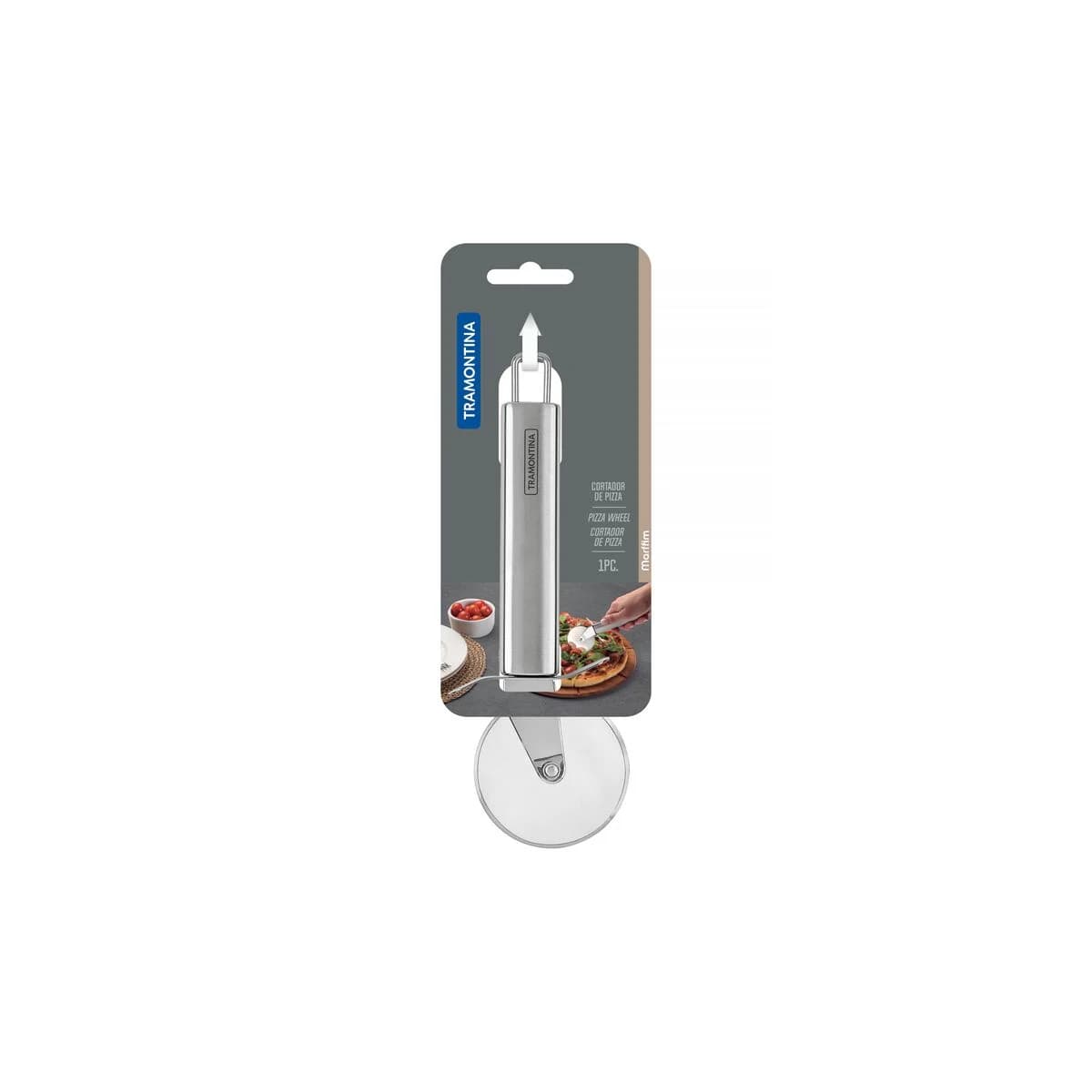 Cortador de pizza Tramontina Marffim de acero inoxidable 19.2 cm — imagen 2 de 5