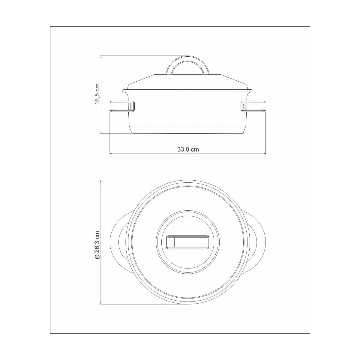 Olla Tramontina Acero Inoxidable Induccion 4,7 Litros Solar — imagen 3 de 8