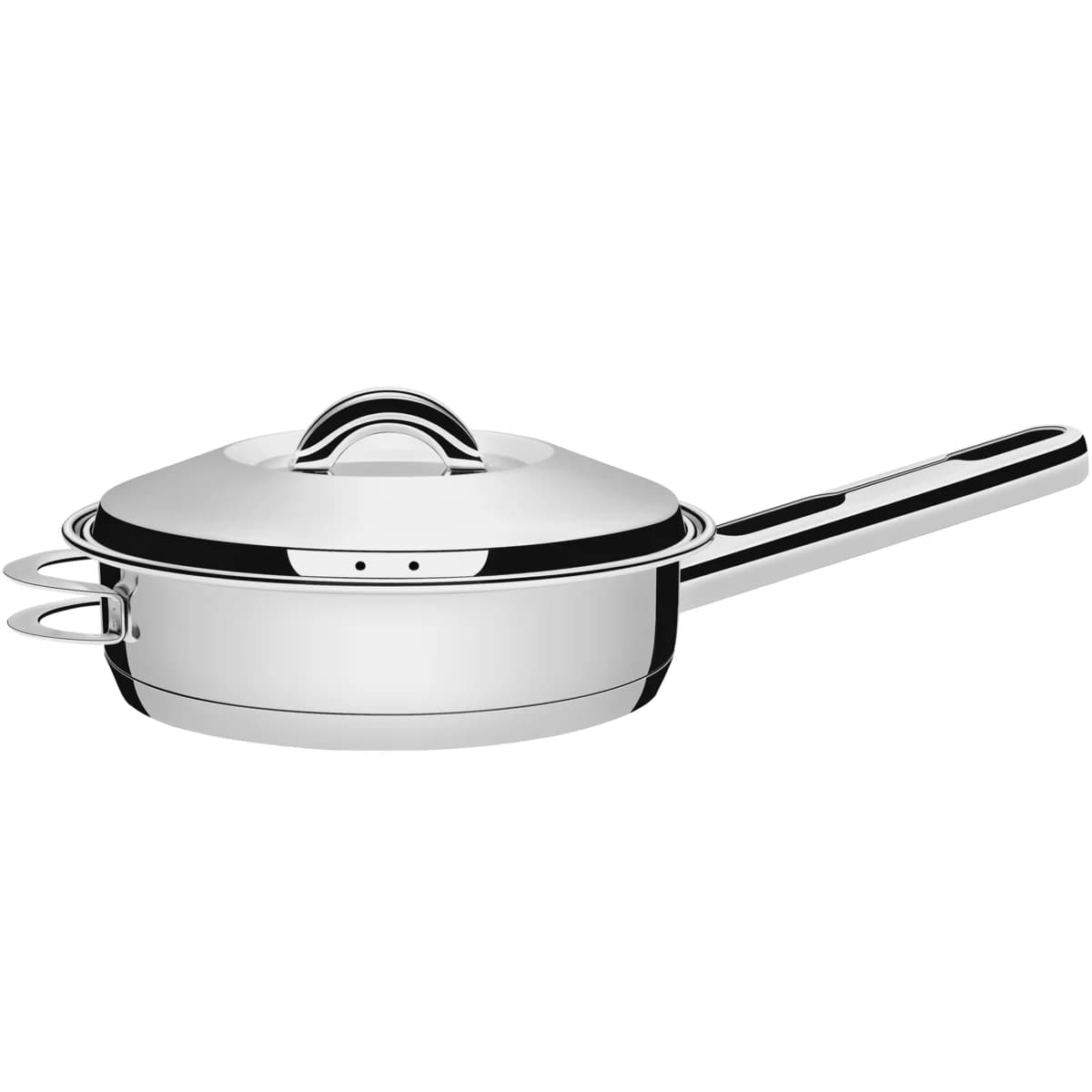 Sarten Con Tapa Tramontina Induccion 28 Cm Acero Inoxidable — imagen 1 de 2