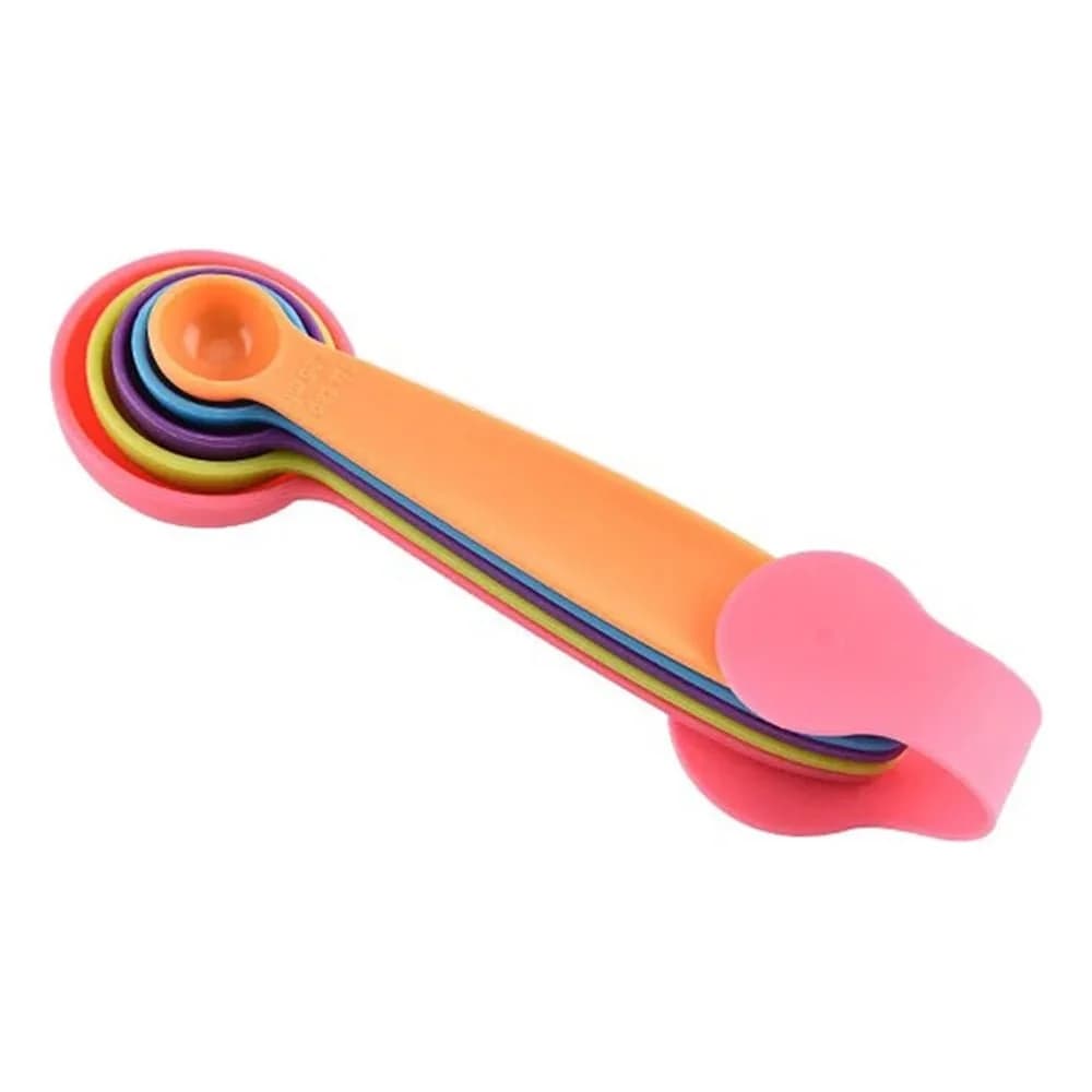 Set Cuchara Medidora 5 Piezas Plastico Reposteria Cocina — imagen 1 de 4