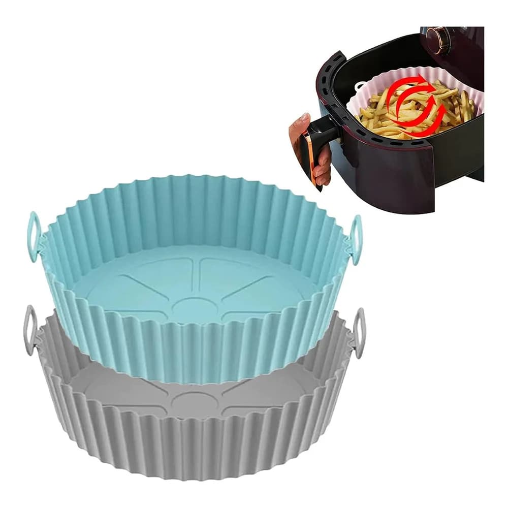 Bandeja De Silicona Para Freidora De Aire Sin Aceite 20 Cm — imagen 1 de 7