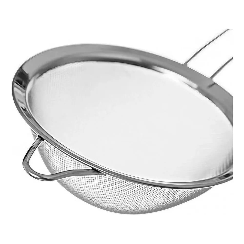 Colador De Malla Acero Inoxidable Cernidor Con Mango 26 Cm — imagen 2 de 3