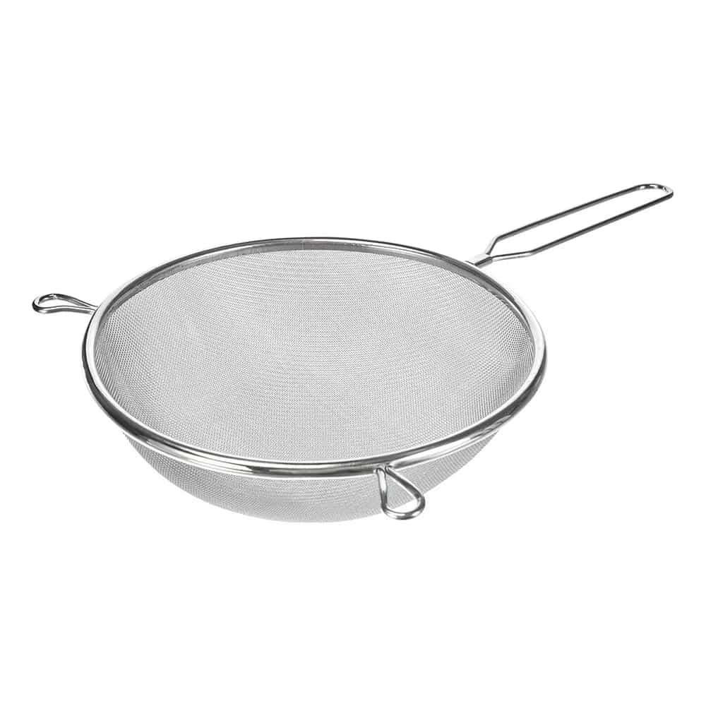 Colador De Malla Acero Inoxidable Cernidor Con Mango 16 Cm