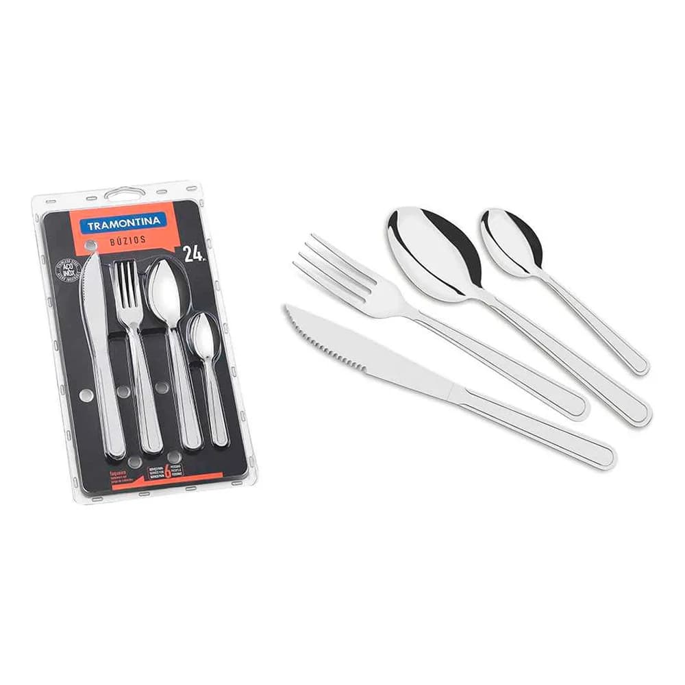 Ollas De Cocina Juego Tramontina Vasos Platos Ceramica 33 Pz — imagen 8 de 8