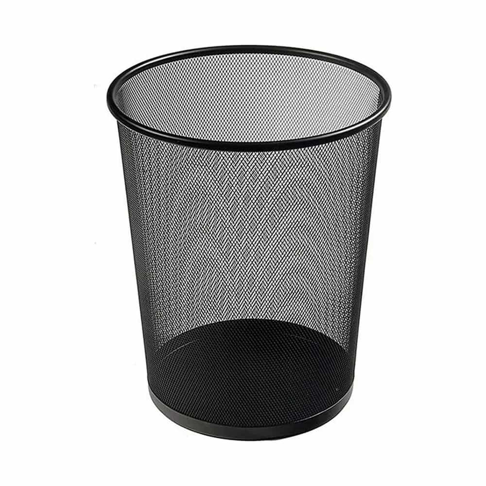 Papelera De Basura Metálica Contenedor De Residuos 26 X 27
