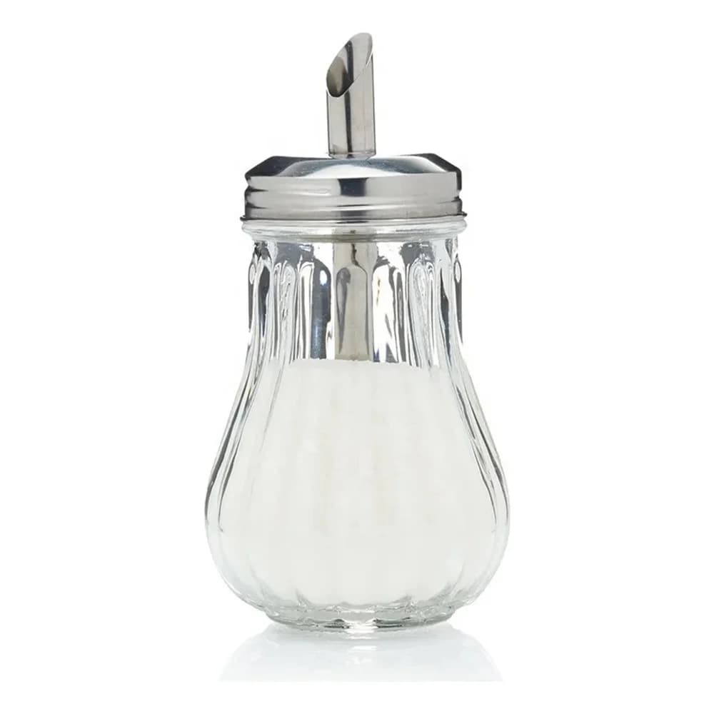 Azucarero De Vidrio Frasco Con Pico Vertedor Dispensador — imagen 1 de 4