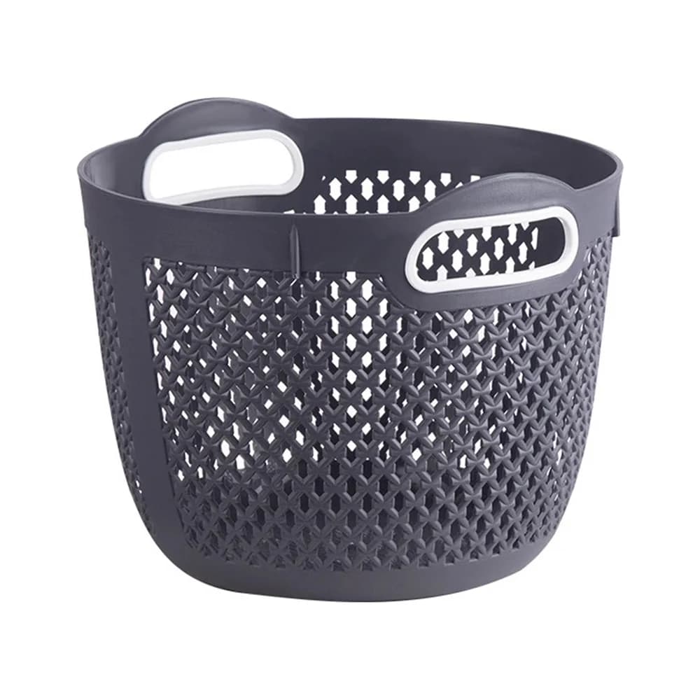 Canasto Cesto Con Asas Organizador De Baño Plastico 22 Cm — imagen 1 de 8