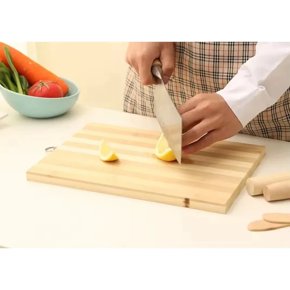 Tabla De Madera Bambu Cocina Para Picar 33 X 22 Cm Grupo Dos — imagen 4 de 4