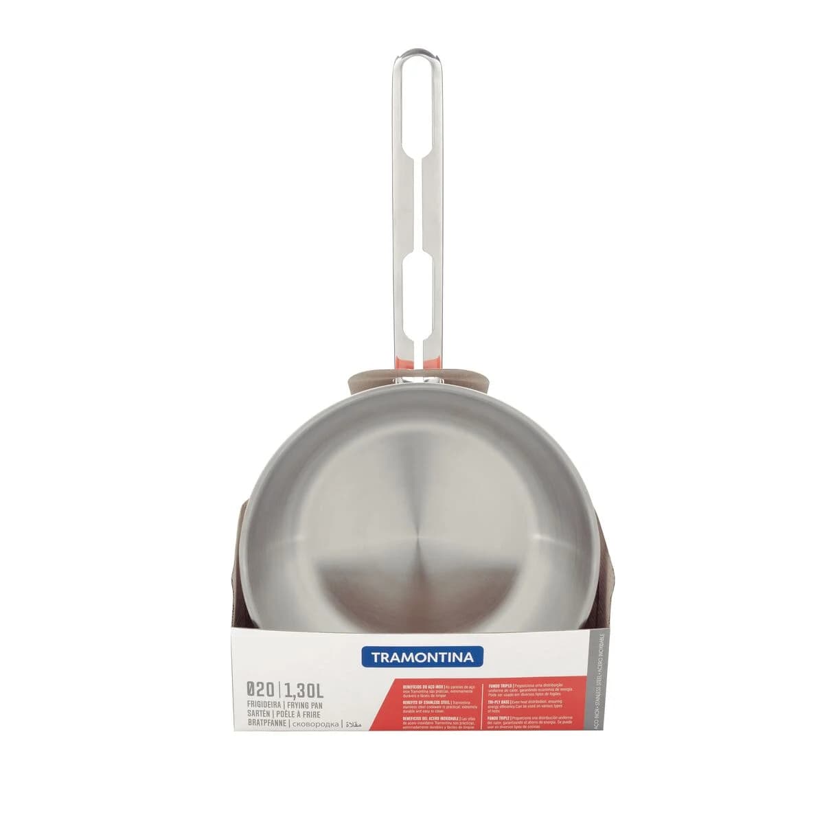 Sarten Tramontina Allegra Induccion Triple Fondo 20 Cm — imagen 2 de 6