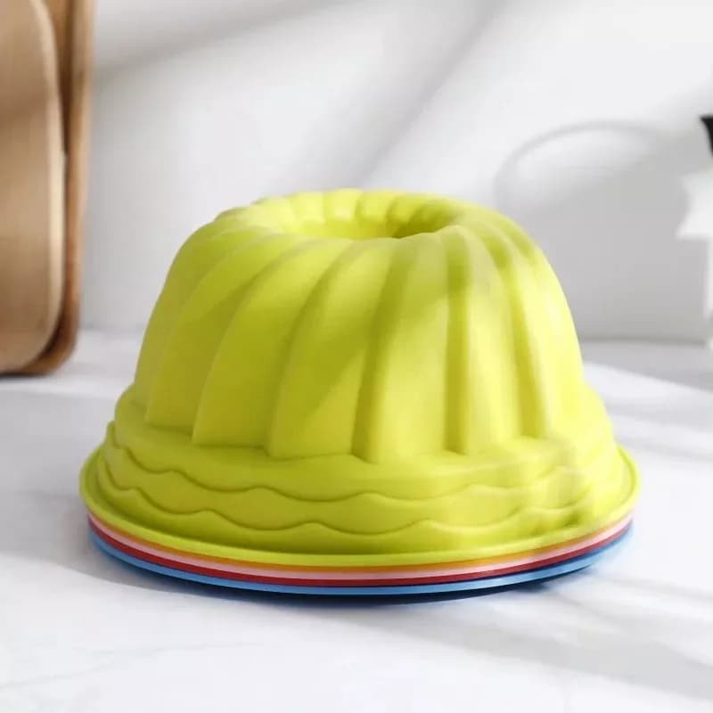 Molde De Silicona Tubo Para Flan Torta Budín 23 X 10 Cm — imagen 5 de 7