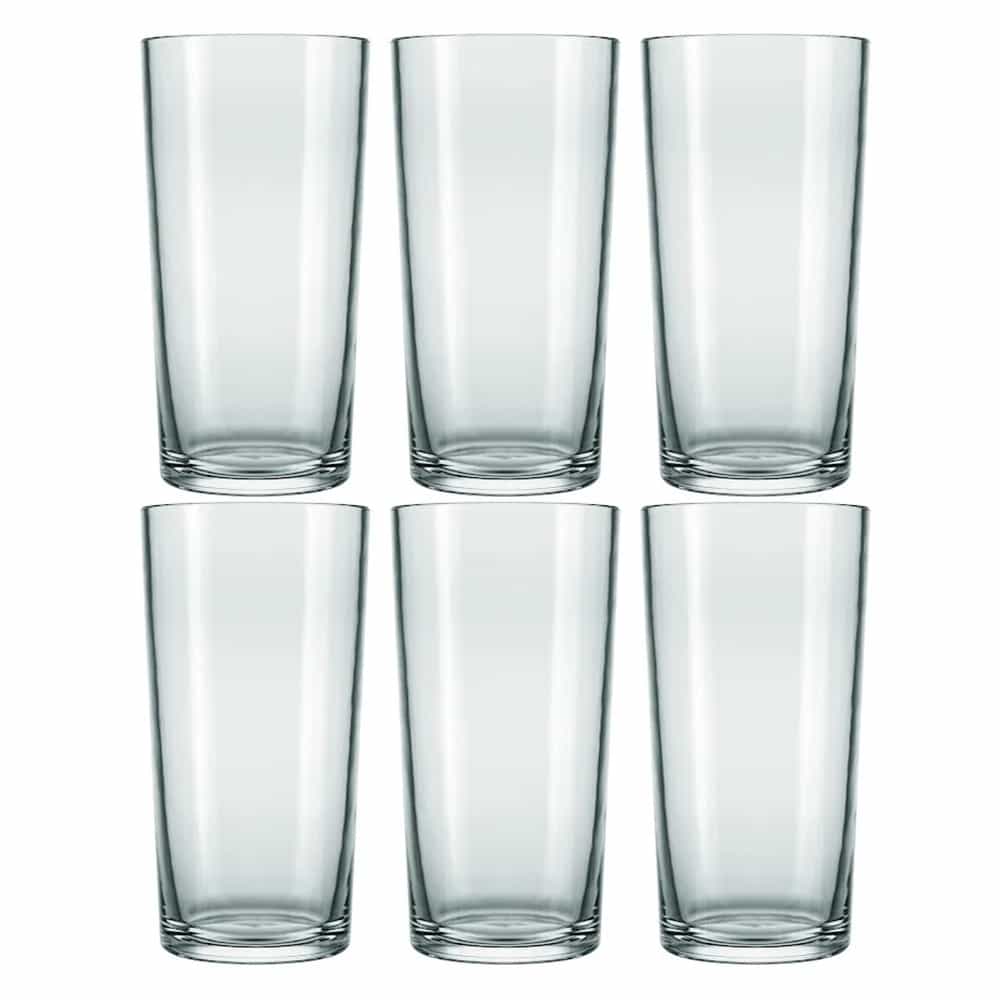 Vaso De Vidrio Refresco Nadir Bar 390 Ml X6 Unidades
