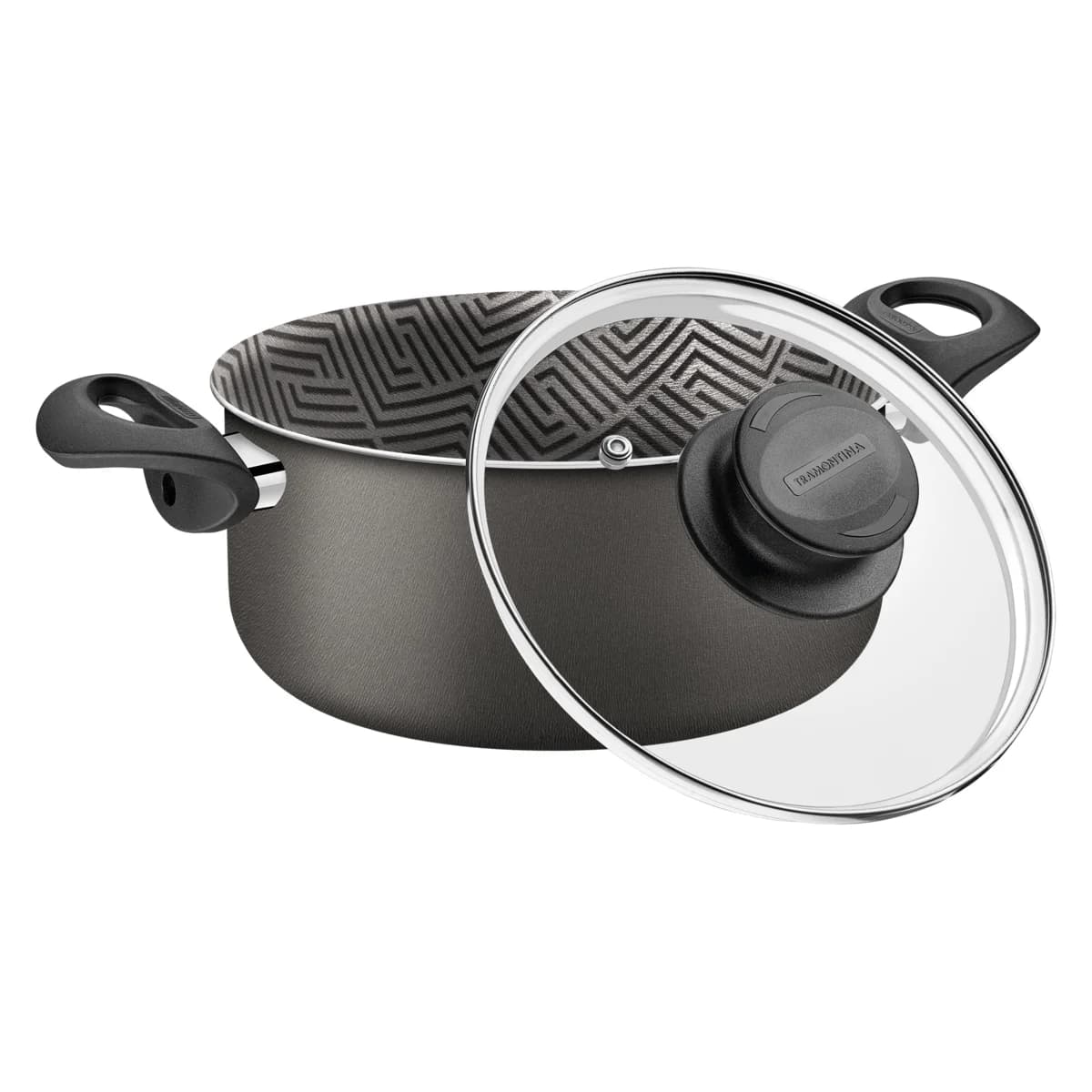 Olla Tramontina Paris Antiadherente Teflon 28 Cm 8 Litros — imagen 2 de 6