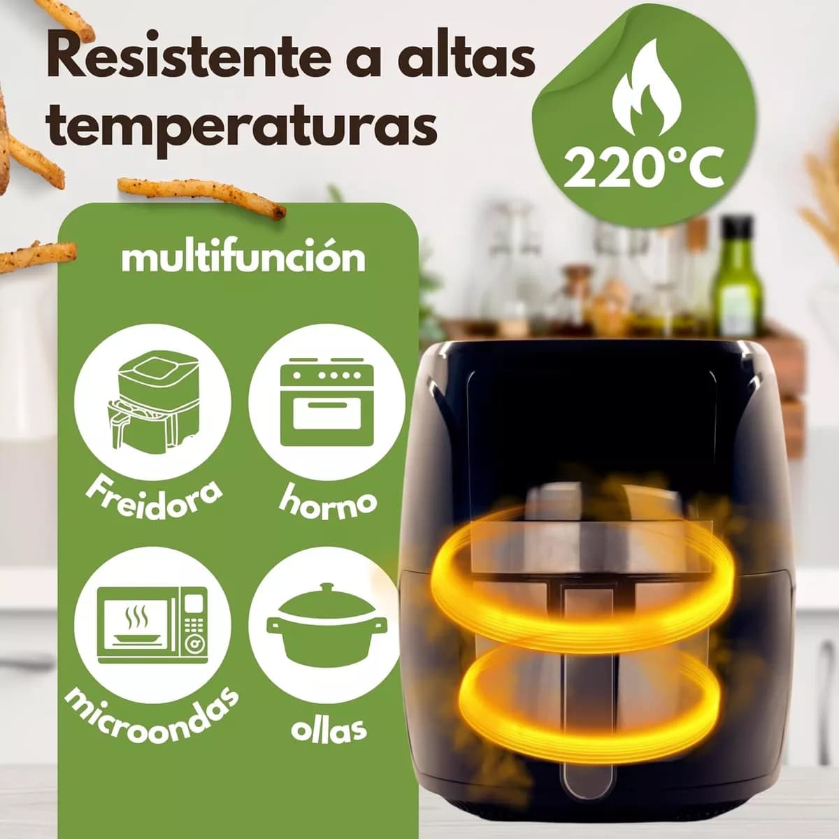 Bandejas De Papel Para Freidora De Aire Sin Aceite 50 Uni — imagen 6 de 6