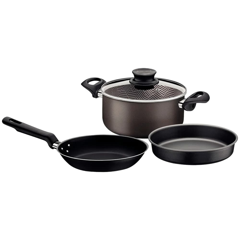 Juego Tramontina Kit Olla Asadera Sarten 3 Piezas Teflon — imagen 1 de 1