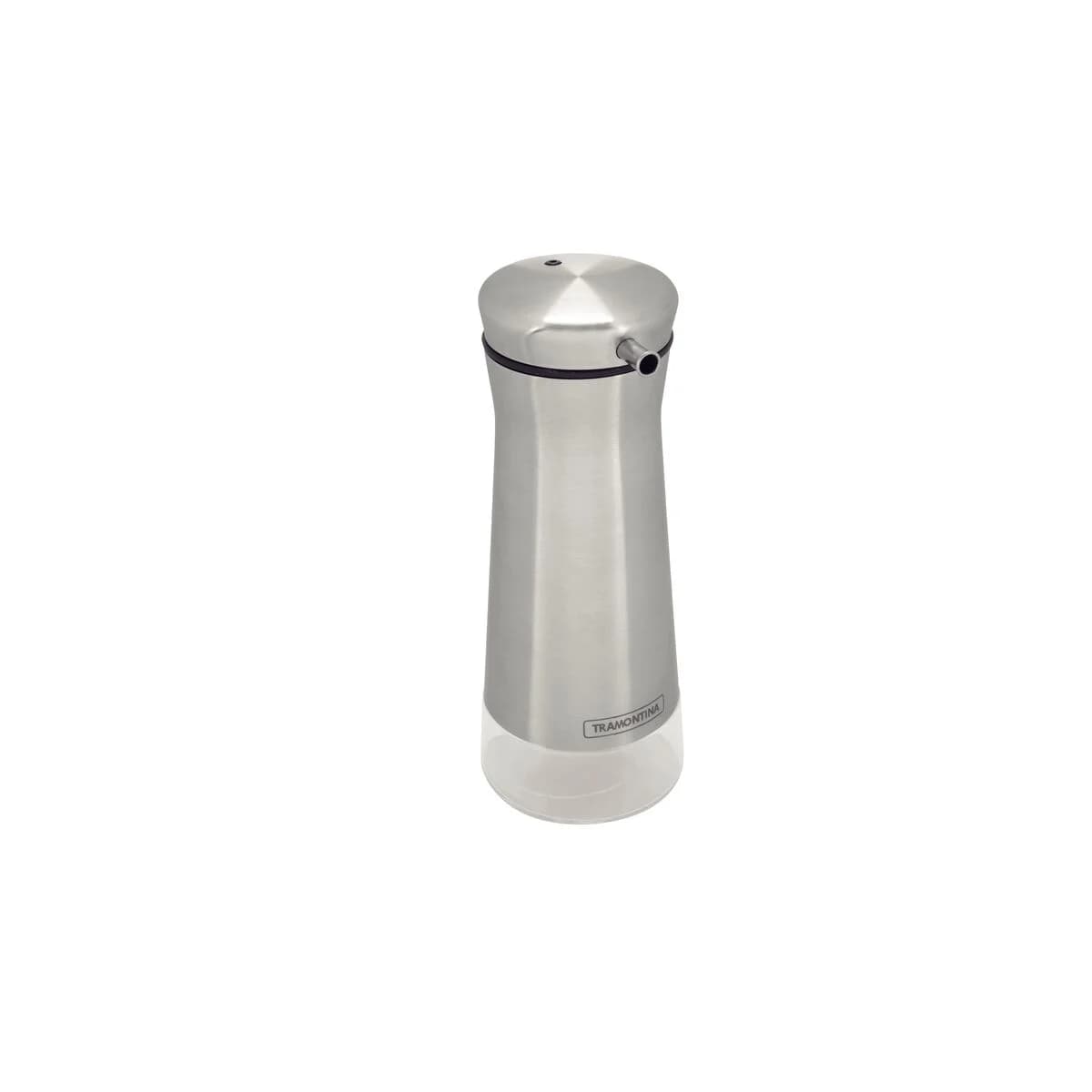 Aceitera y vinagrera de vidrio y acero inoxidable Tramontina Realce 250 ml